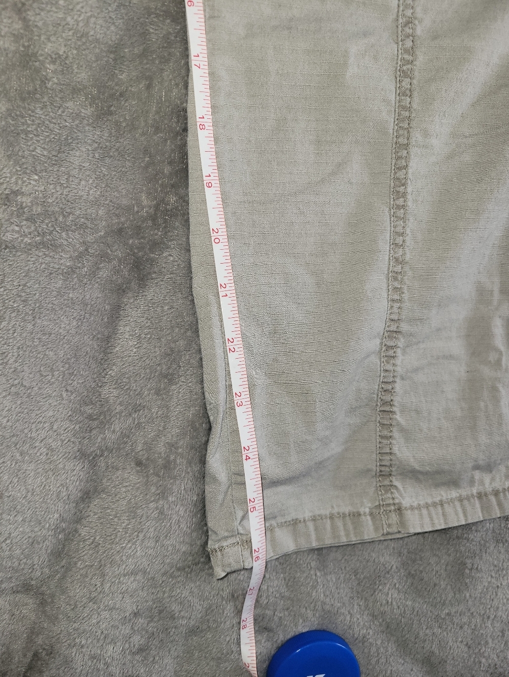 One 5 ONE KHAKI Casual CAPRIS - Picture 8 of 10